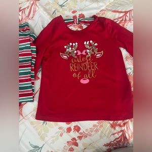 Cutest reindeer of all Christmas outfit